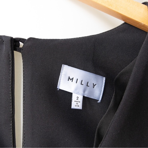 Milly Black Mini Dress - Picture 2 of 5